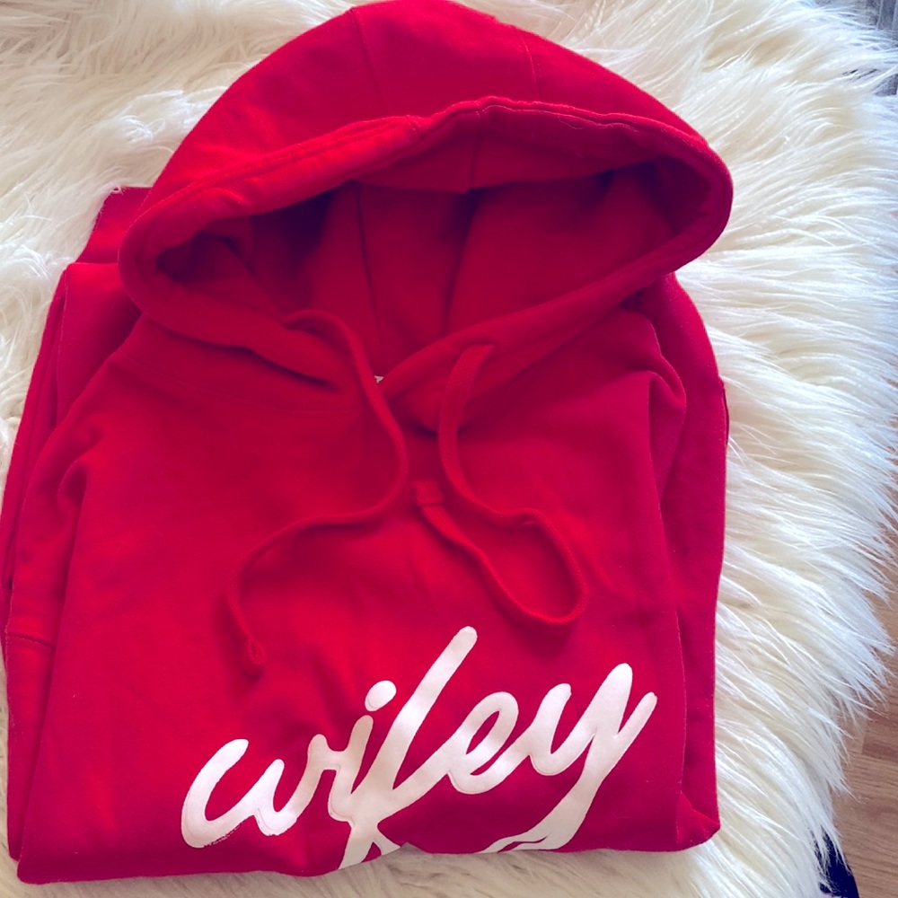 Casting Made Hoodie Wifey Red Color